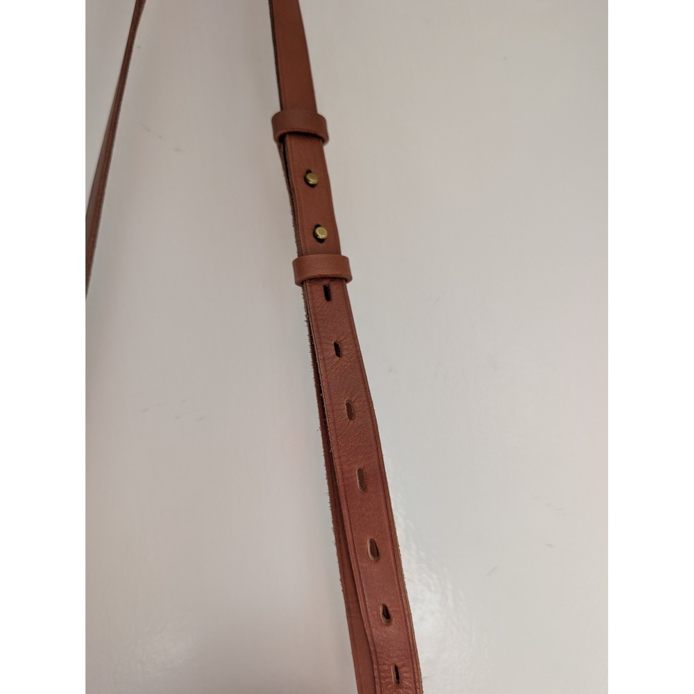 Madewell The Transport Camera Bag Crossbody Leather Cognac Camel Travel Boho - Picture 11 of 16
